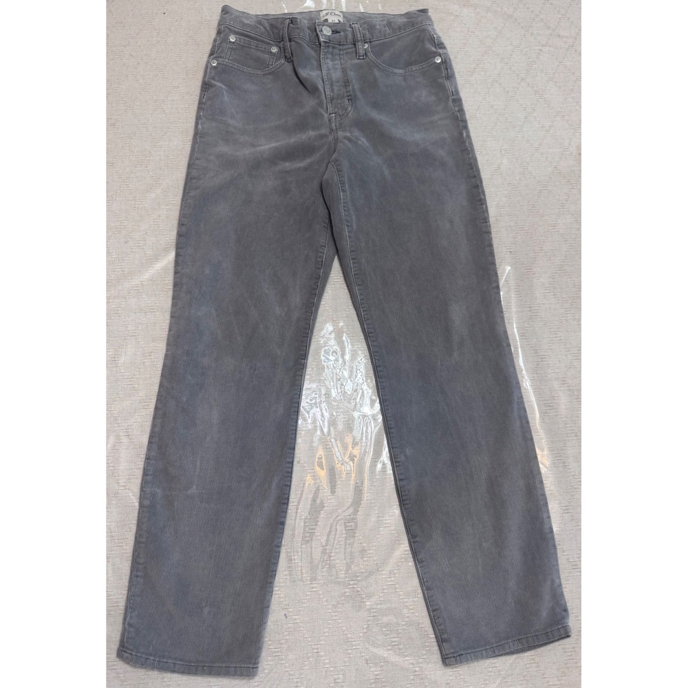 J.Crew Re-Imagined Gray Corduroy Pants‎ | Heritage Prep | Vintage Slim Fit Sz 27